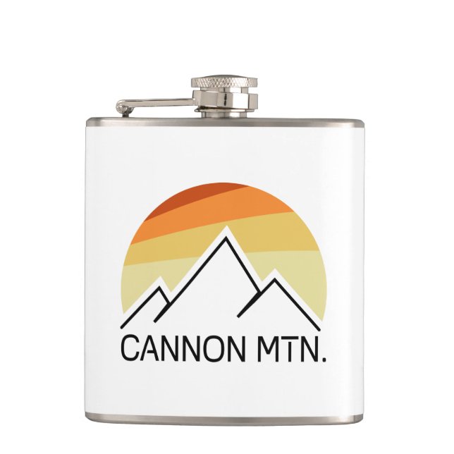 Petaca Cannon Mountain New Hampshire Retro (Anverso)