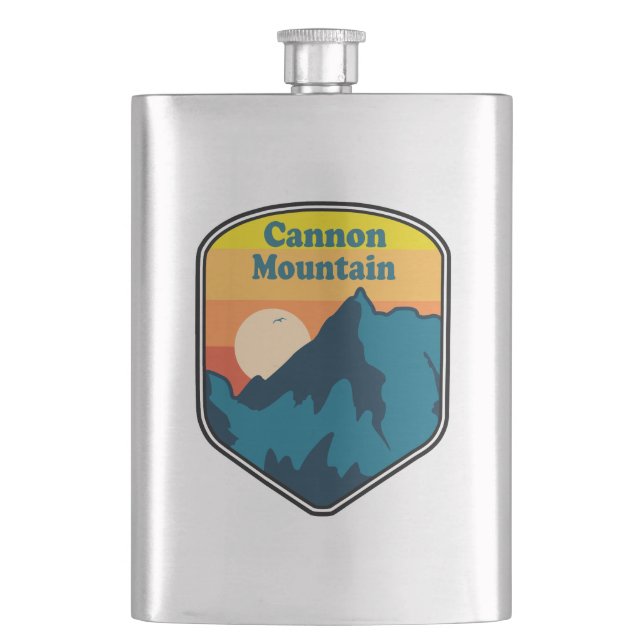 Petaca Cannon Mountain New Hampshire Sunrise (Anverso)
