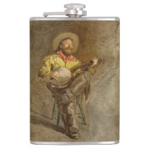 Cantando Cowboy Español con Banjo Jugando Canción