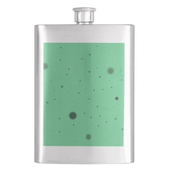 Petaca Caos de punto verde (Anverso)