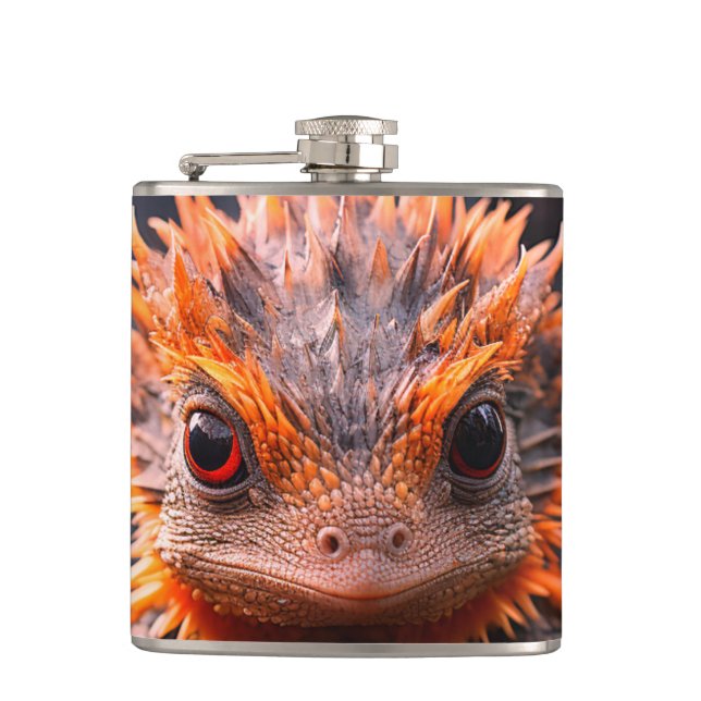 Petaca Cara de dragón (Anverso)