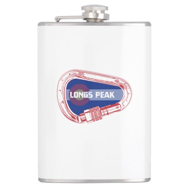 Petaca Carabiner de escalada con pico longs (Anverso)