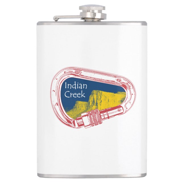 Petaca Carabiner de escalada de arroyo indio (Anverso)