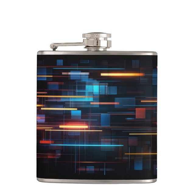 Petaca Carácter binario de código (Anverso)