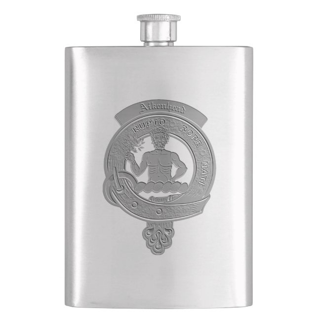 Petaca Carácter clásico de la insignia de clan de Aikenhe (Anverso)