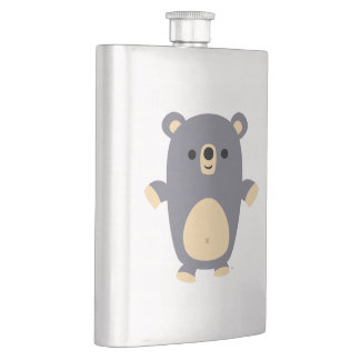 Petaca Carácter Cuto Gran Azul Personalizado Oso Clásico