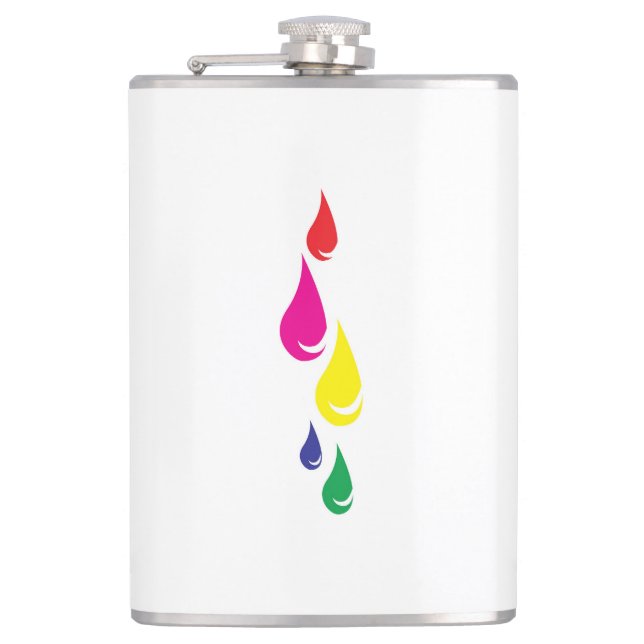 Petaca Carácter de gotas luminosas (Anverso)