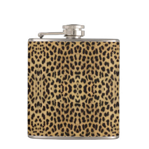 Petaca Carácter de impresión de leopardo