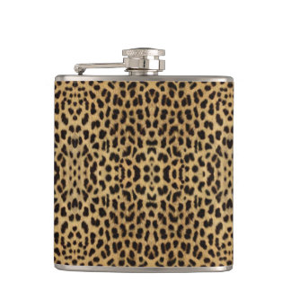 Petaca Carácter de impresión de leopardo