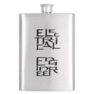 Petaca Carácter de ingeniero eléctrico