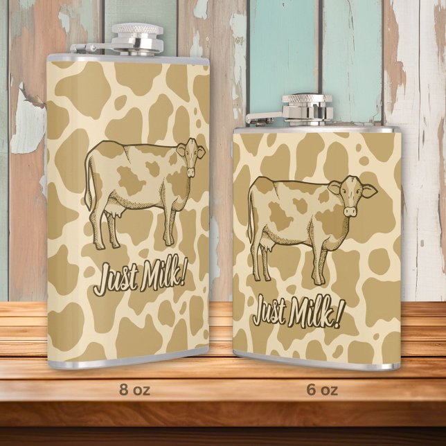 Petaca Carácter de vaca Hip Flask (Subido por el creador)