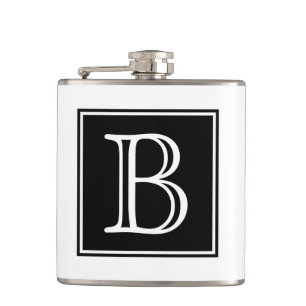 Petaca Carácter monográfico cuadrado negro