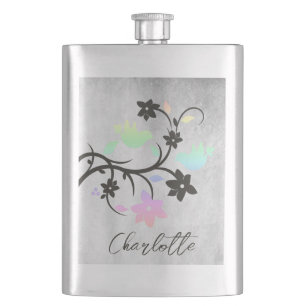 Petaca Carácter personalizado de arcoiris pastoral amorfa
