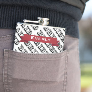 Petaca Carácter personalizado de la dama de honor