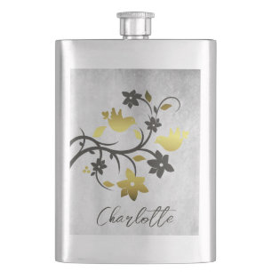 Petaca Carácter personalizado de los amantes del oro