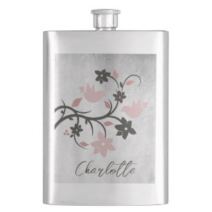 Petaca Carácter personalizado de los amoríos rosados