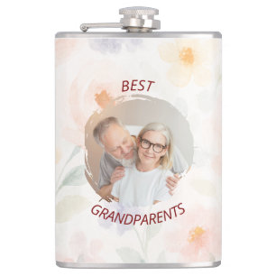Petaca Carácter personalizado   Los mejores abuelos