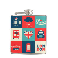 Carácter retro de collarín de Londres