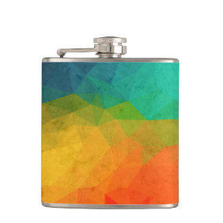 Petaca Carátula de Hip Flask 7 Oz de Diseñador - Multicol