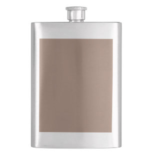 Petaca Carne de acero inoxidable Sleek Taupe - Diseño mod