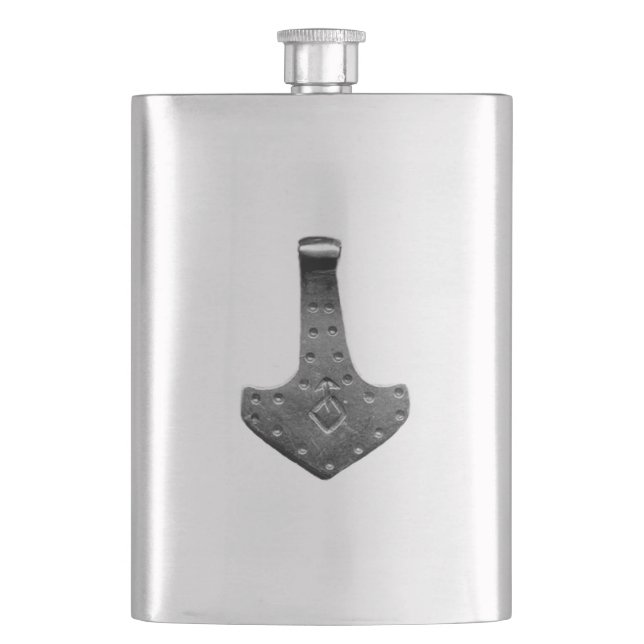 Petaca Carne de acero Thor Hammer de acero inoxidable (Anverso)
