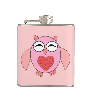 Petaca Carne de búho de amor rosado