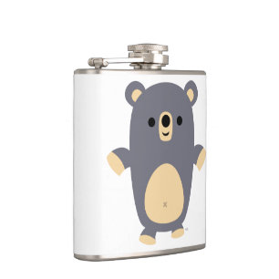 Petaca Carne de cadera de oso de Personalizado azul grand