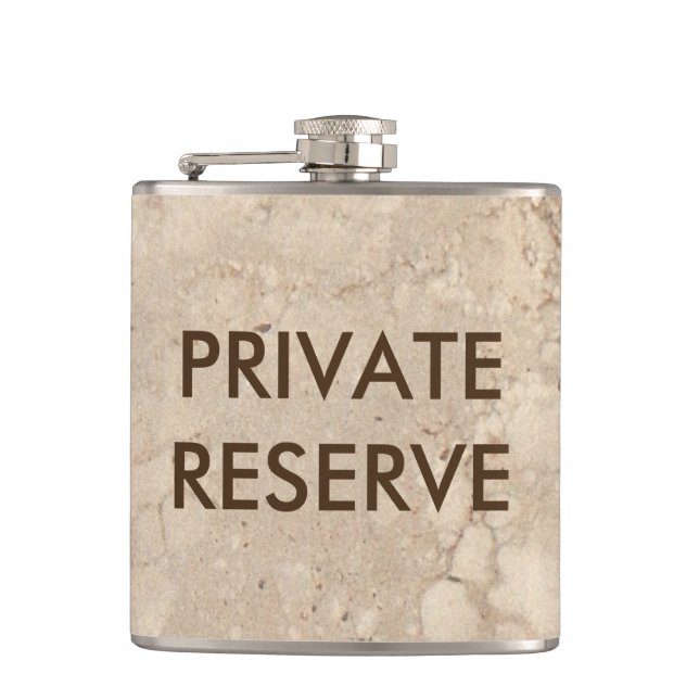 Petaca Carne de granito beige de reserva privada (Anverso)