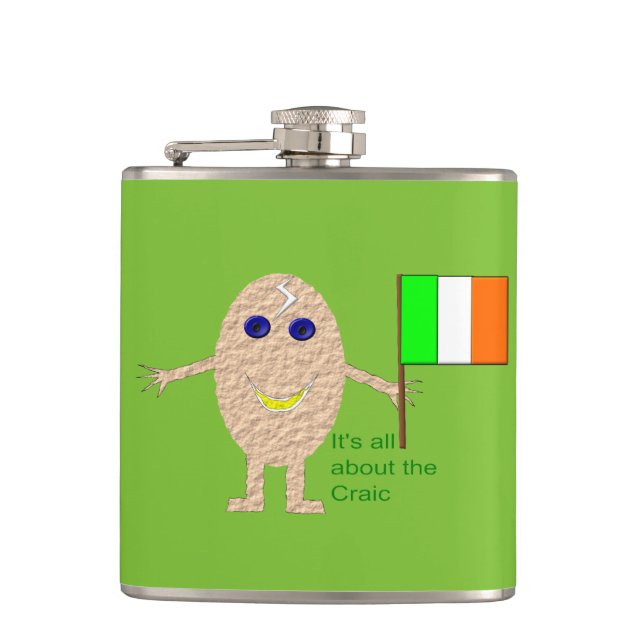 Petaca Carne de huevo irlandesa patriótica (Anverso)