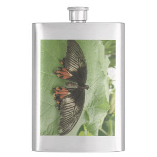 Petaca Carne de mariposa de bonito negra y dorada