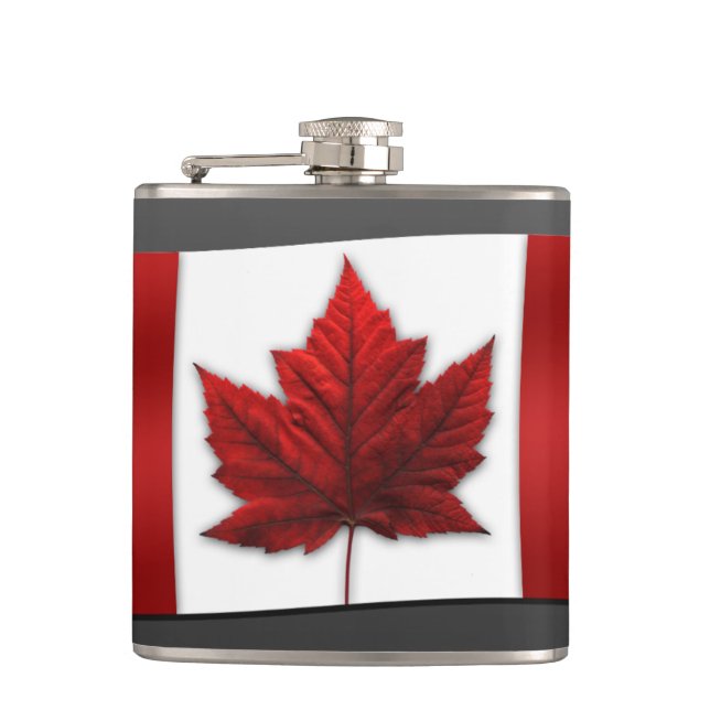 Petaca Carne de recuerdo de Canadá Botella de bebidas de  (Anverso)