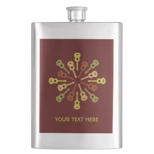 Petaca Carne personalizado de Ukulele