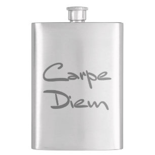 Petaca CARPE DIEM Moderno Guay Textos