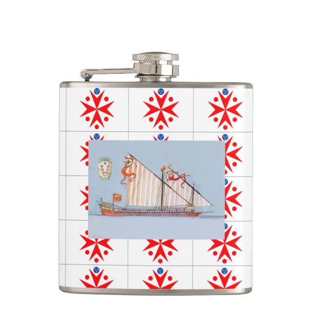 Petaca Cartel de la Marina Toscana Medici (Anverso)