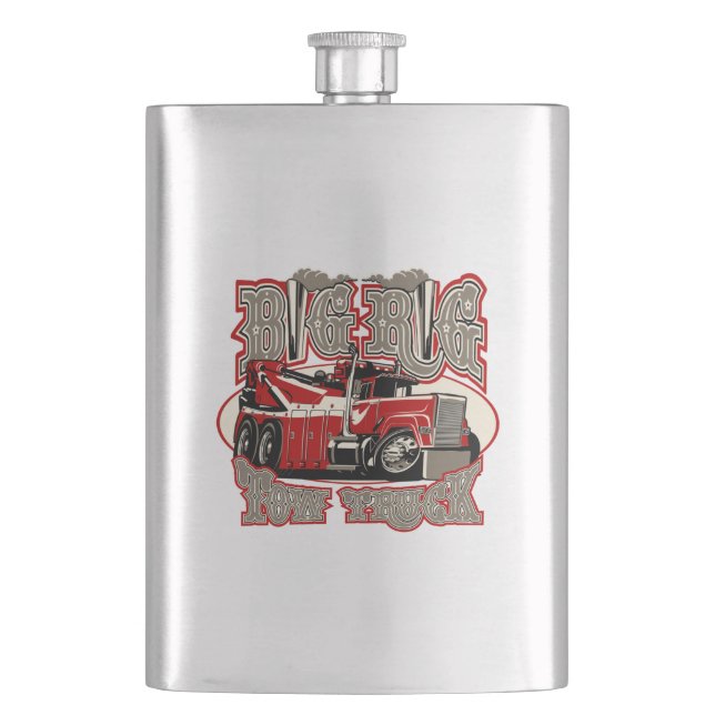 Petaca Cartoon tow truck (Anverso)