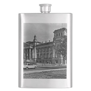 Petaca Casa del parlamento del Reichstag de Berlín vintag