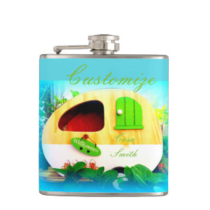 Petaca casa pequeña personalizada Thunder_Cove