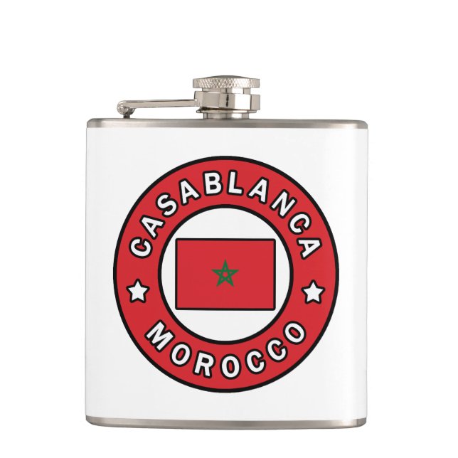 Petaca Casablanca Marruecos (Anverso)