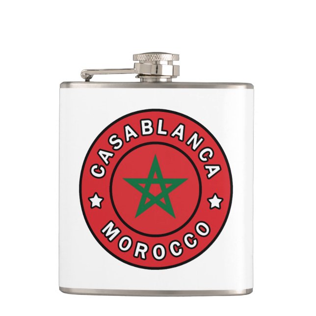 Petaca Casablanca Marruecos (Anverso)