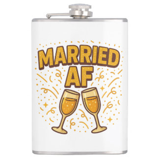 Petaca Casado de por Vida Flask – Regalo de Boda Divertid