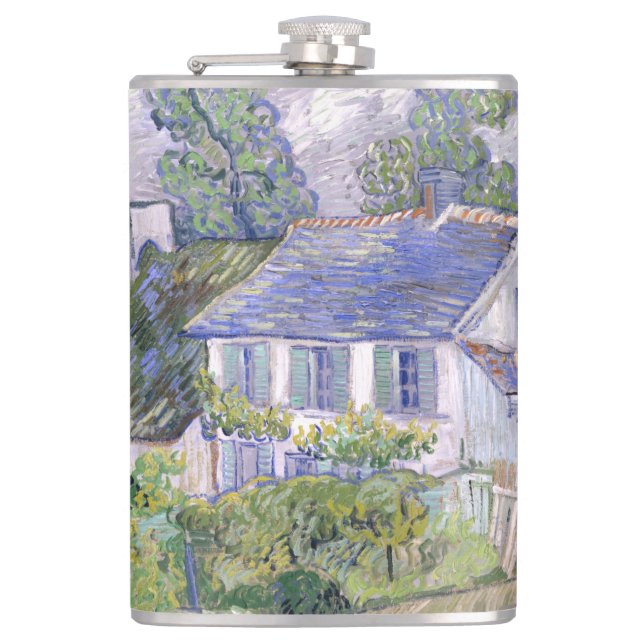 Petaca Casas de Auvers Vincent van Gogh (Anverso)