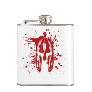 Petaca Casco espartano de sangre americano espartan Molon