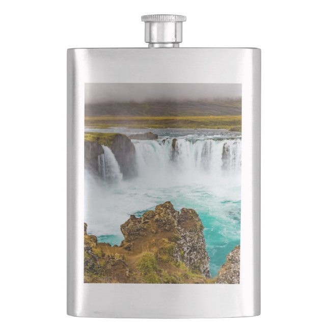 Petaca Catarata de Godafoss, Islandia (Anverso)