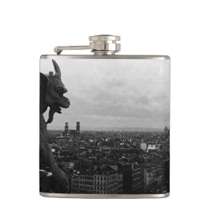 Petaca Catedral de Notre Dame París Francia vintage diabl