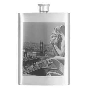 Petaca Catedral de Notre Dame París Francia vintage pensa