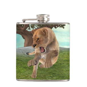 Petaca Cazando a la leona