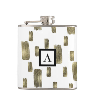 Petaca Cepillo de pintura moderna Cepa de cobre de bronce