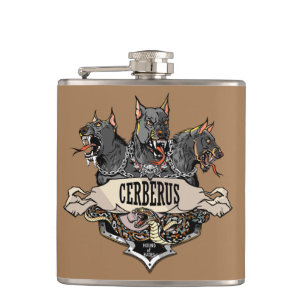 Petaca Cerberus y Serpiente