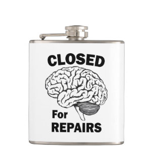Petaca Cerebro cerrado para reparaciones