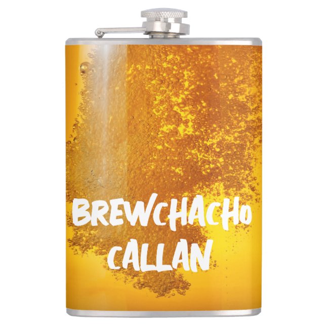 Petaca Cerveza divertida (Anverso)
